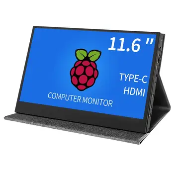 New! 11.6 inch Mini Portable Monitor, HD TYPE-c/USB-C HDMI Laptop Monitor for Laptop,Raspberry Pi ,Phones, Mac PS5/4, Xbox,
