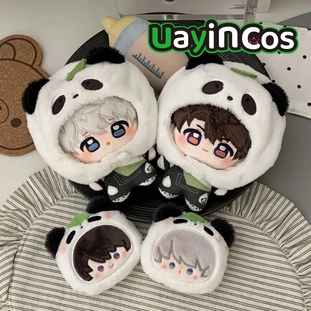 

10cm Original Love and Deepspace Panda Headgear Ear Stuffed Plushies Doll Clothes Sylus Rafayel Caleb Zayne Anime Game Toy Ki