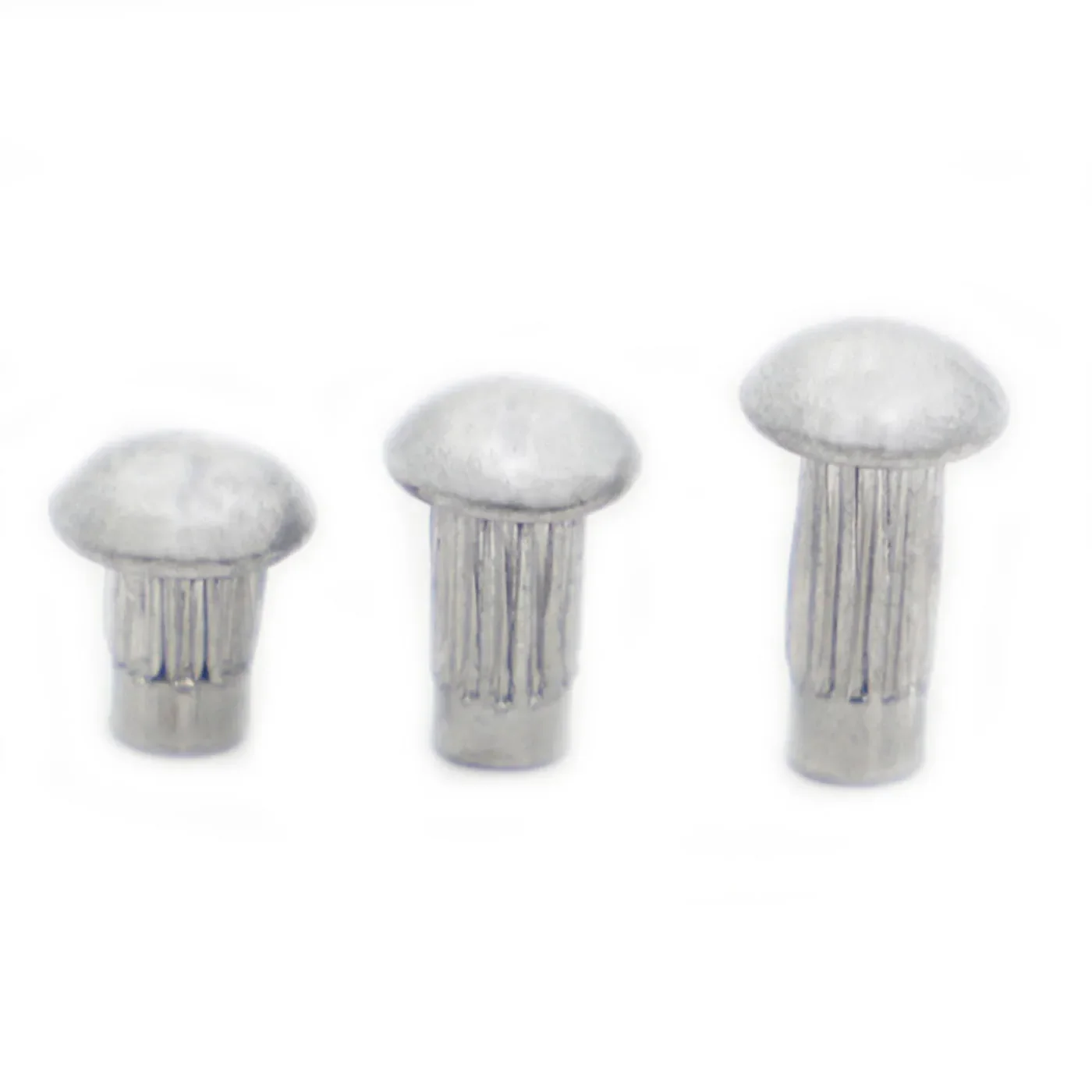 10/50pcs M2 M2.5 M3 M4 M5 304 Stainless Steel Button Round Head Knurled Shank Solid Rivet Self Plugging GB827 Diameter 2 3 4 5mm