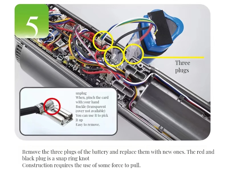 

21.6V For Dreame H11/H12Max lithium battery pack of the floor scrubber. Rechargeable floor scrubber battery H12 accessory