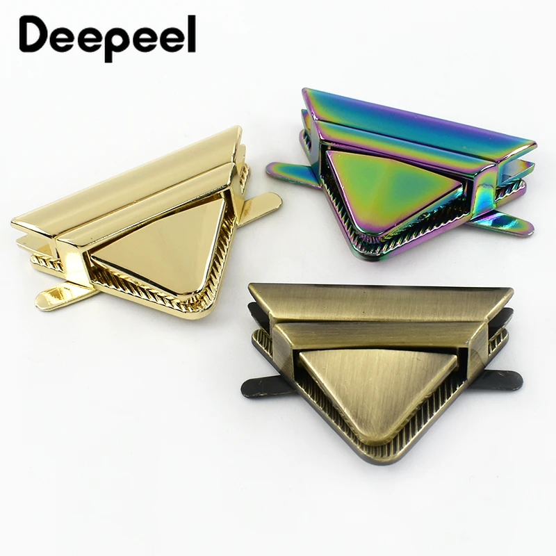 

1/2/4Pcs Deepeel 35*45mm Handbag Metal Lock Buckle Women Bags Twist Turn Snap Locks Decor Closure Buckles Hardware Accessories