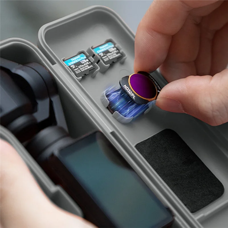 A003 Sunnylife para DJI Osmo Pocket 3 estuche de almacenamiento funda protectora a prueba de golpes bolsa de transporte portátil bolso de viaje