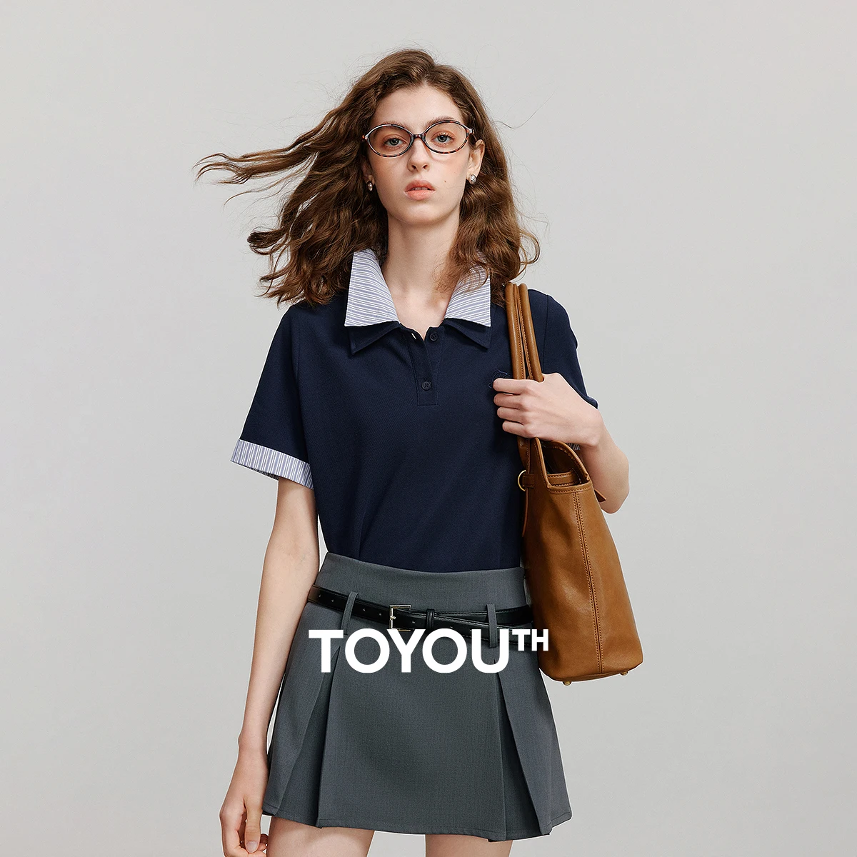 

TOYOUTH Women Short Sleeve T shirt 2025 Summer New Casual Tops 8521093