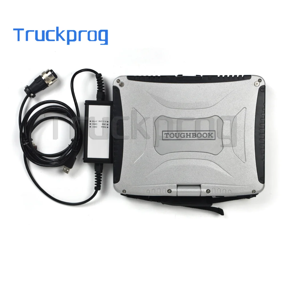 for Deutz DeCOM Diagnostic Interface with SerDia Software CF19 Laptop Multi-language Diesel Engine Diagnostic Scanner Tool