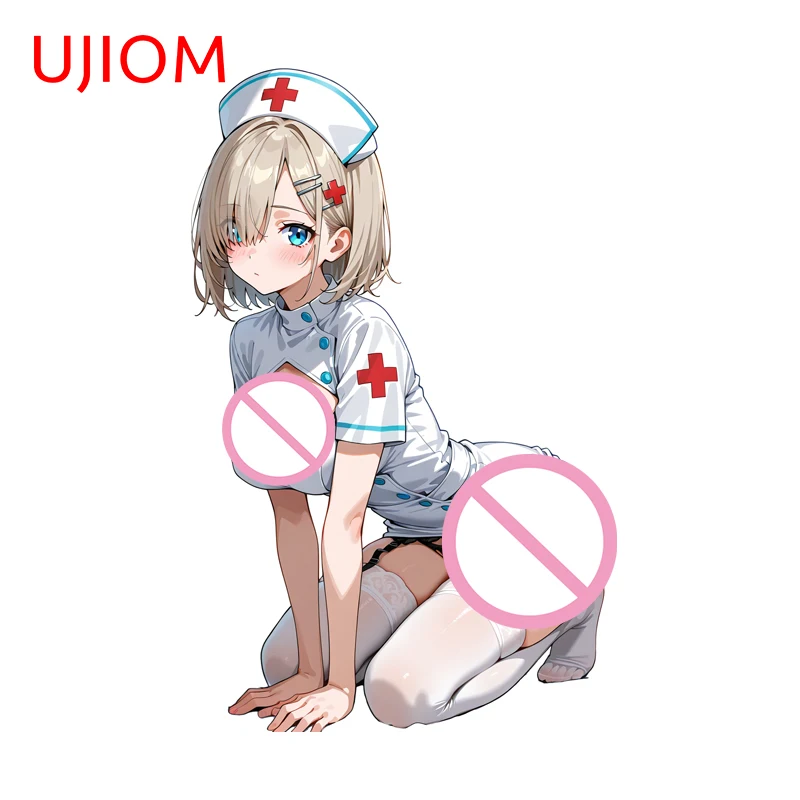 Baby Nursery Nurse - UJIOM 간호사 애니메이션 캐릭터 벽 스티커
