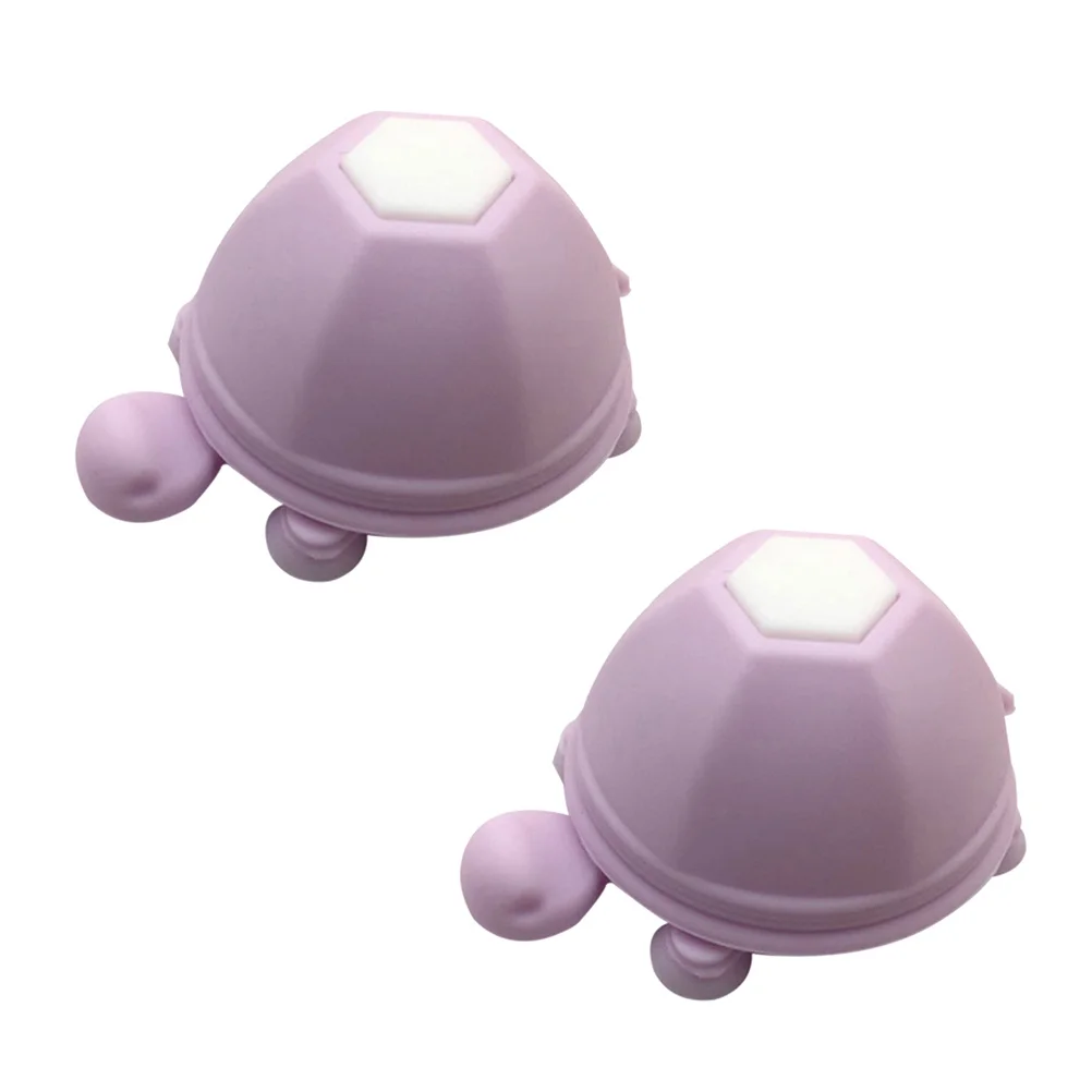 

2Pcs Candy Color Turtle Earphone Wrap Silicone Phone Stand Suction Cup Holder Multifunctional Portable Durable Home Decor Gift