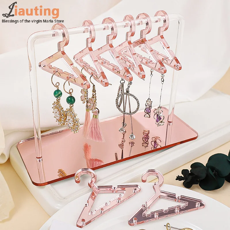 Hangers Shaped Jewelry Holder Personalized Earrings Display Racks Hanging Clothes Stand Storage Jewelry Organizer Holders