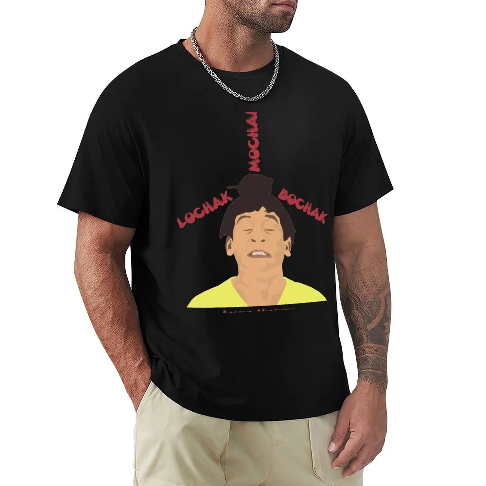 

Legend Vadivelu Lochak Mochak Bochak Funny Meme T-Shirt plus size clothes quick drying mens cotton t shirts