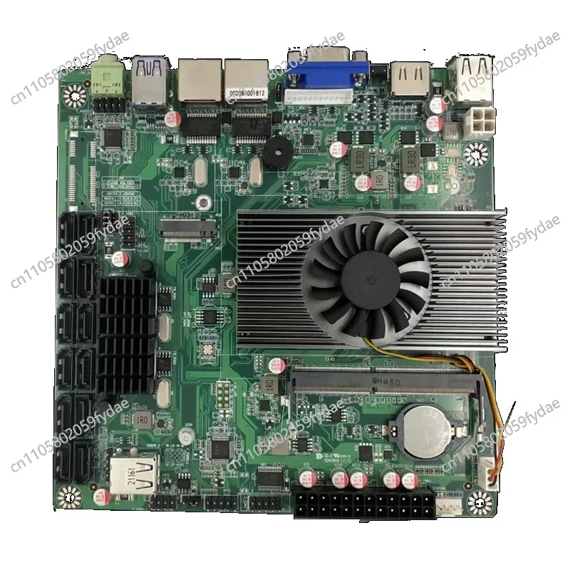 Mini ITX NAS motherboard with 11th 4cores N5095 Processor 12SATA3.0 NAS server Board