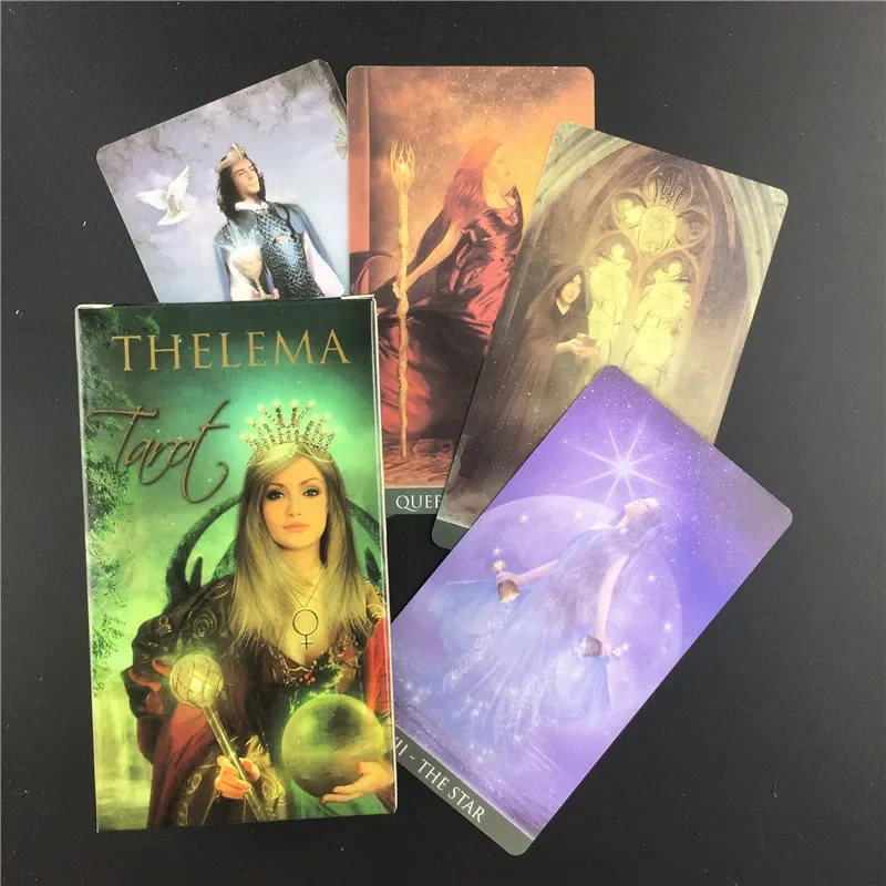Thelema Tarot Card Table Deck Board Game For Family Party Playing With PDF Guidebook Entertainment