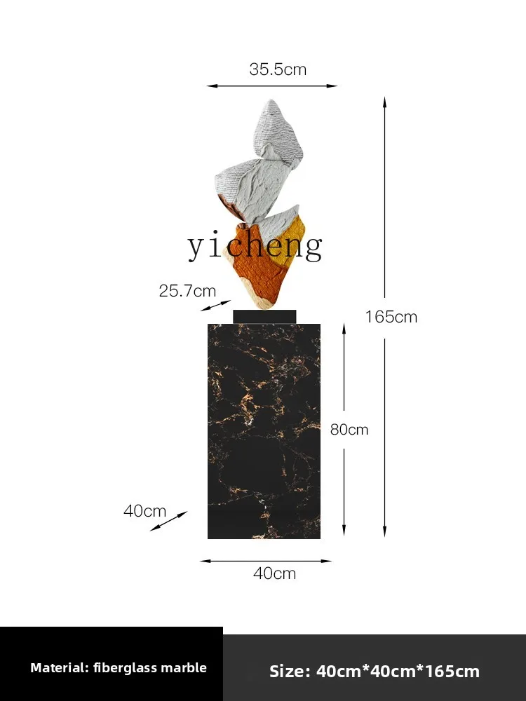 X6-1 Sculpture Floor Ornament Hotel Staircase Corner Model Room Living Room TV Cabinet Side Decorative Craft