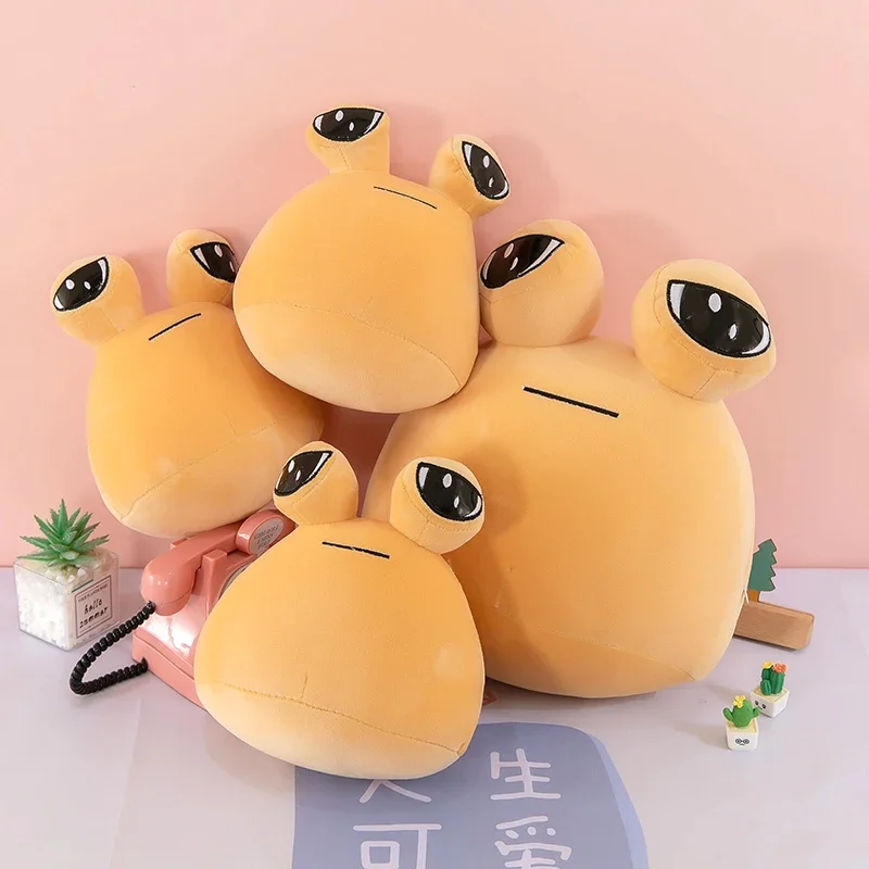 22/30/40/55cm My Pet Alien Pou Big Size Plush Toy Kawaii Alien Pet Dolls Cute Pou Stuffed Toys Soft Pillow Animal Gifts for Kids