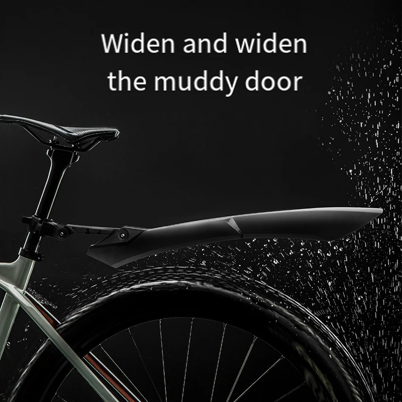 Mountain Bike Bicycle Mudguard 27.5-Inch Universal Bicycle Parts Accessories Riding Equipment Rear Mudguard Rain Shield