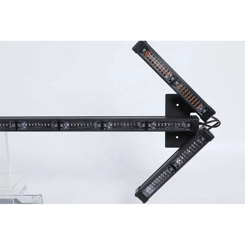 50 Inch Amber Warning Strobe Traffic Advisor Light LED Direction Arrow Light Bar for Emergency Vehicles