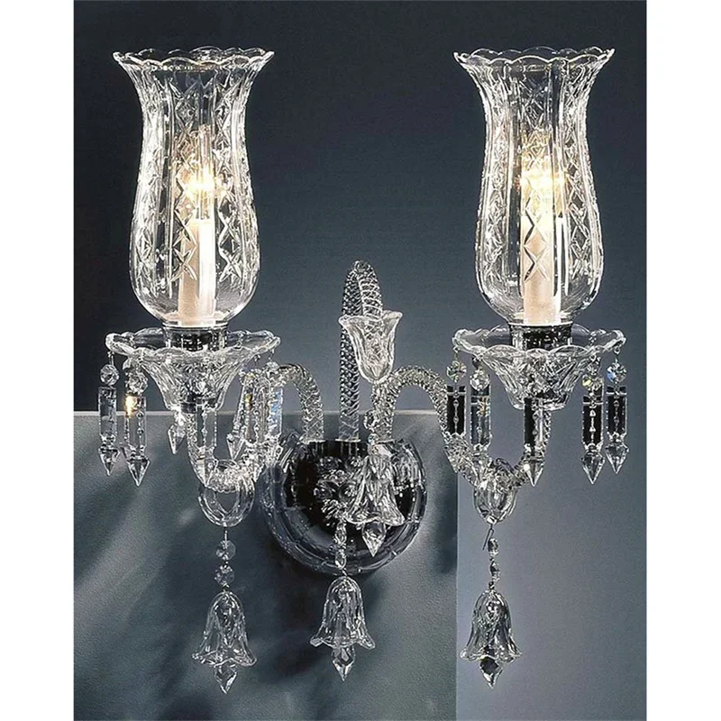 ALBERT Crystal Chandelier Lamp European Style LED Pendant Light Decorative Fixtures for Home Living Room