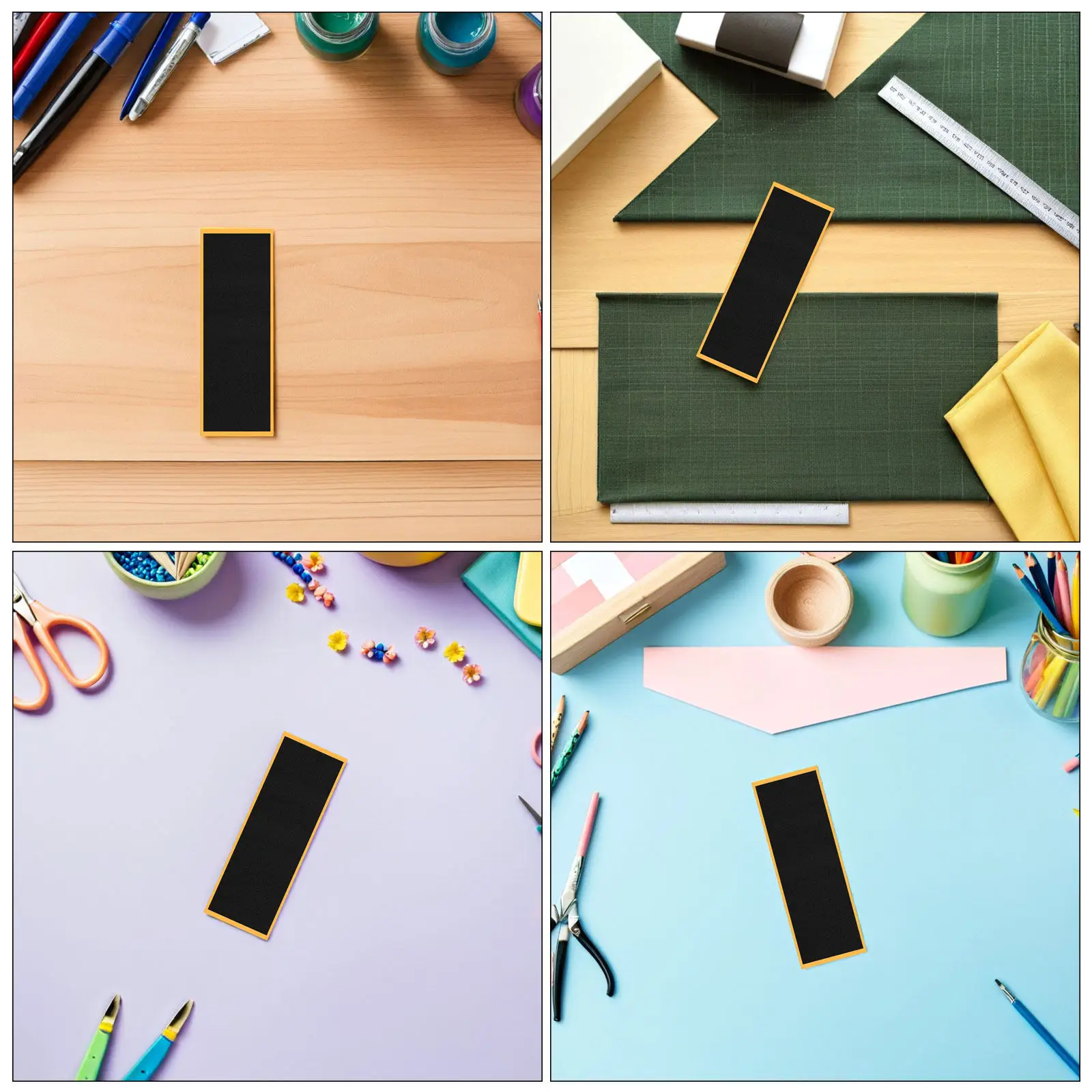 16pcs Fingerboard Grip Tape 38Mm X 110Mm Non Slip Foam Traction Pad Soft Matte Surface High Friction For Mini Skateboard