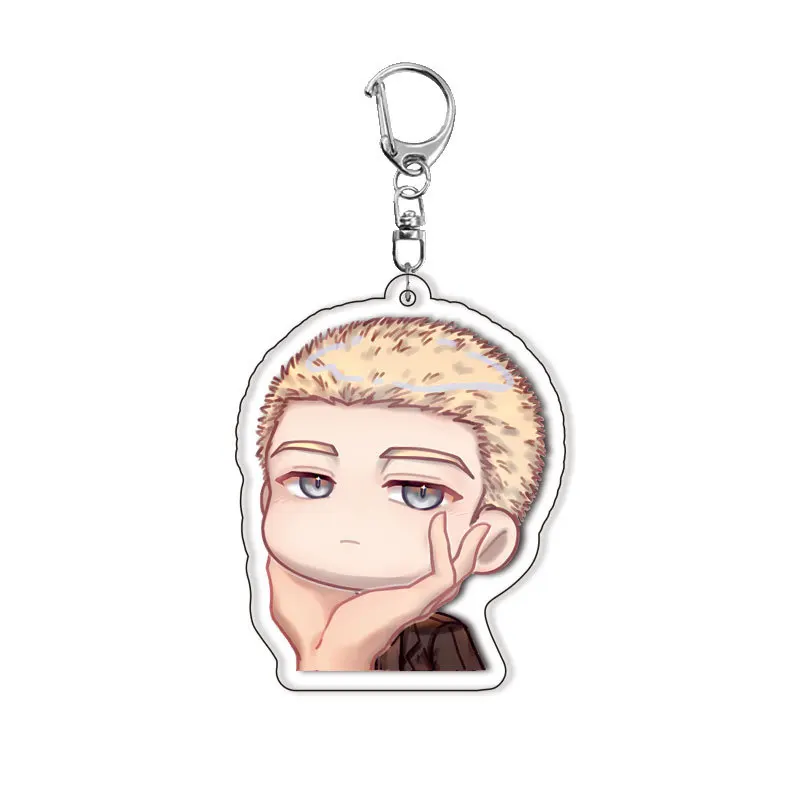 Shut Line Jake Shin Acrylic Manwha Keychain Pendant Jewelry Animation Related Product Key Chain Friend Gift Bag Charms Souvenir