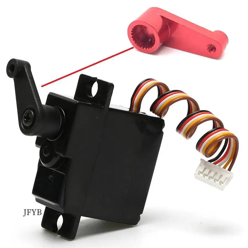 

JY-Metal 144001-1263 25T Servo Arm Horn Upgrade Parts For Wltoys 144001 1/14 RC Car Upgrade Spare Parts