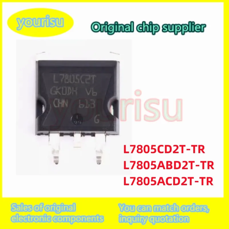 10PCS/Lot L7805CD2T-TR L7805C2T  L7805ABD2T-TR L7805AB2T L7805ACD2T-TR L7805AC2T TO-263 New original Linear regulator