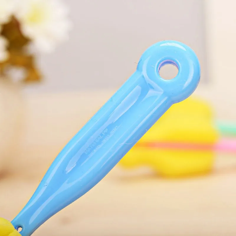 Baby Bottle Brush Sponge Rotation Baby Pacifier Feeding Cup Nipple Cleaning Brushes Handheld Soft Head Washing Brush Cleaning