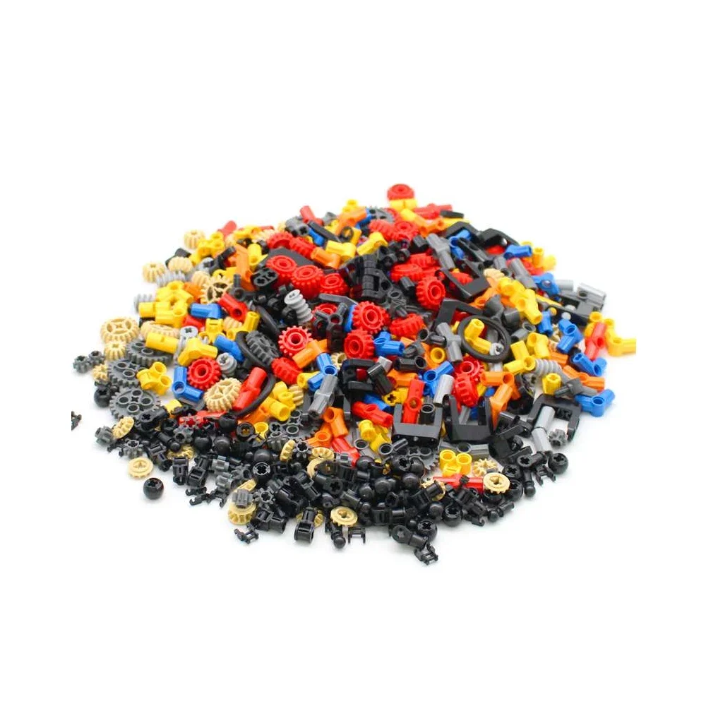 579PCS FAI DA TE MOC Bulk Parti Tecniche Spille Liftarm Mattoni Set Asse Connettore Gear Serbatoio Catena di Collegamento Piste 3711 57518 Blocchi di Costruzione