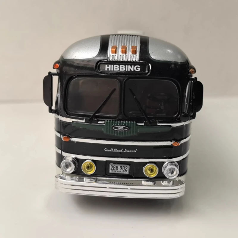 IR 1/43 Skala GM PD-4151 1948 Autobus Plastikowy i Stopowy Model Symulacyjny Samochodu Statyczny Kolekcjonerski Dekorowany Prezent na Święta Pamiątka Zabawka