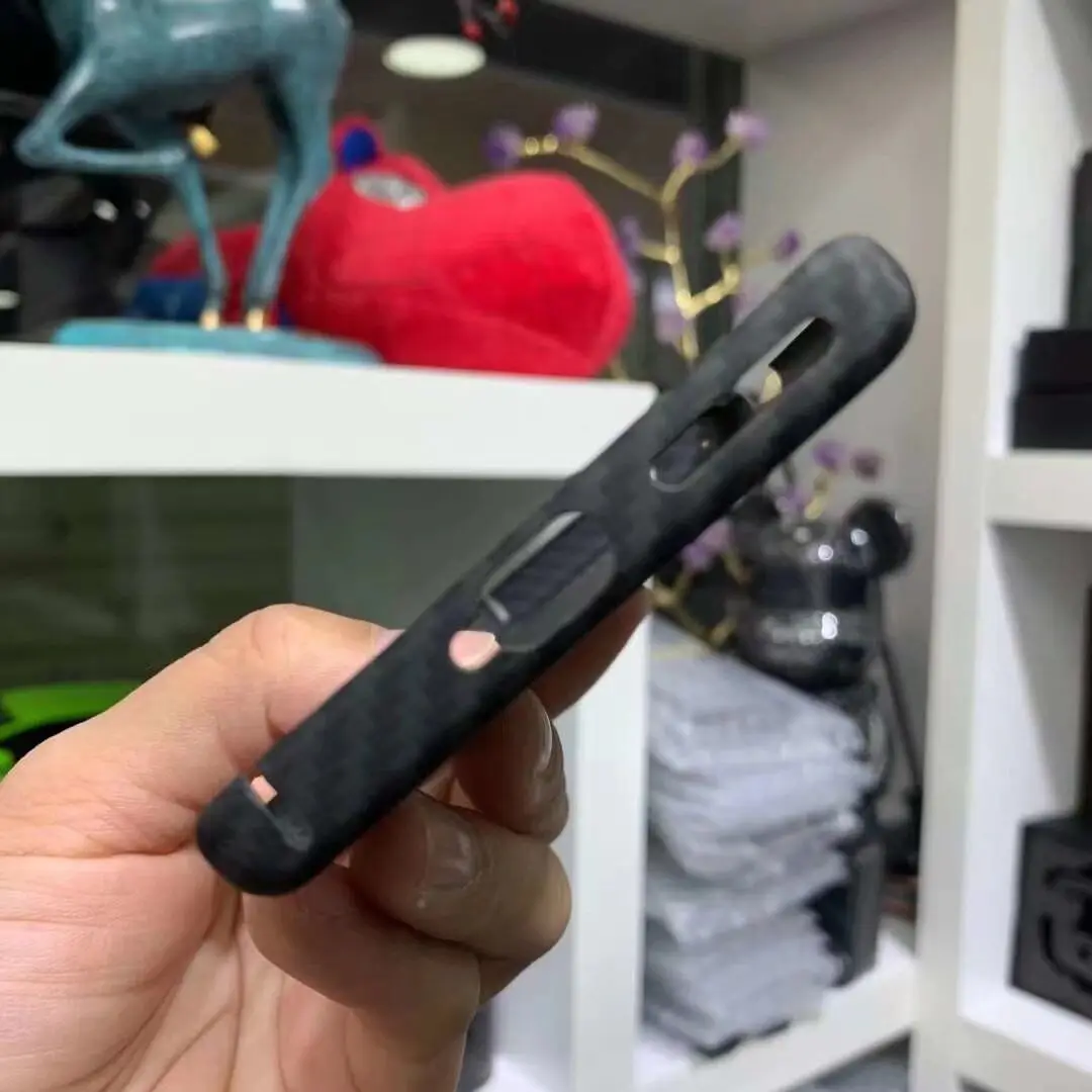 Real Carbon Fiber Case for VIVO X90 Pro Plus Cover Lens Protector Anti-fall Shockproof Cover Phone Shell