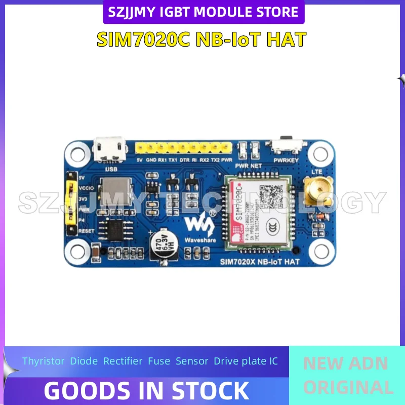 SIM7020C module NB IoT expansion board full network module supports Raspberry Pi 4 with NB card  NEW ORIGINAL IN STOCK