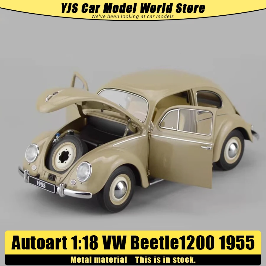

AUTOart 1/18 VW Beetle1200 1963, модель автомобиля, статическая модель спортивного автомобиля, подарок на день рождения