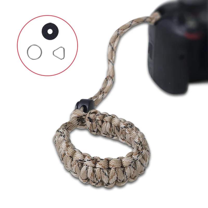 Universal Camera Hand Wrist Strap Cotton PU Grip Band Carrying Belt for Canon Sony Fuji Panasonic