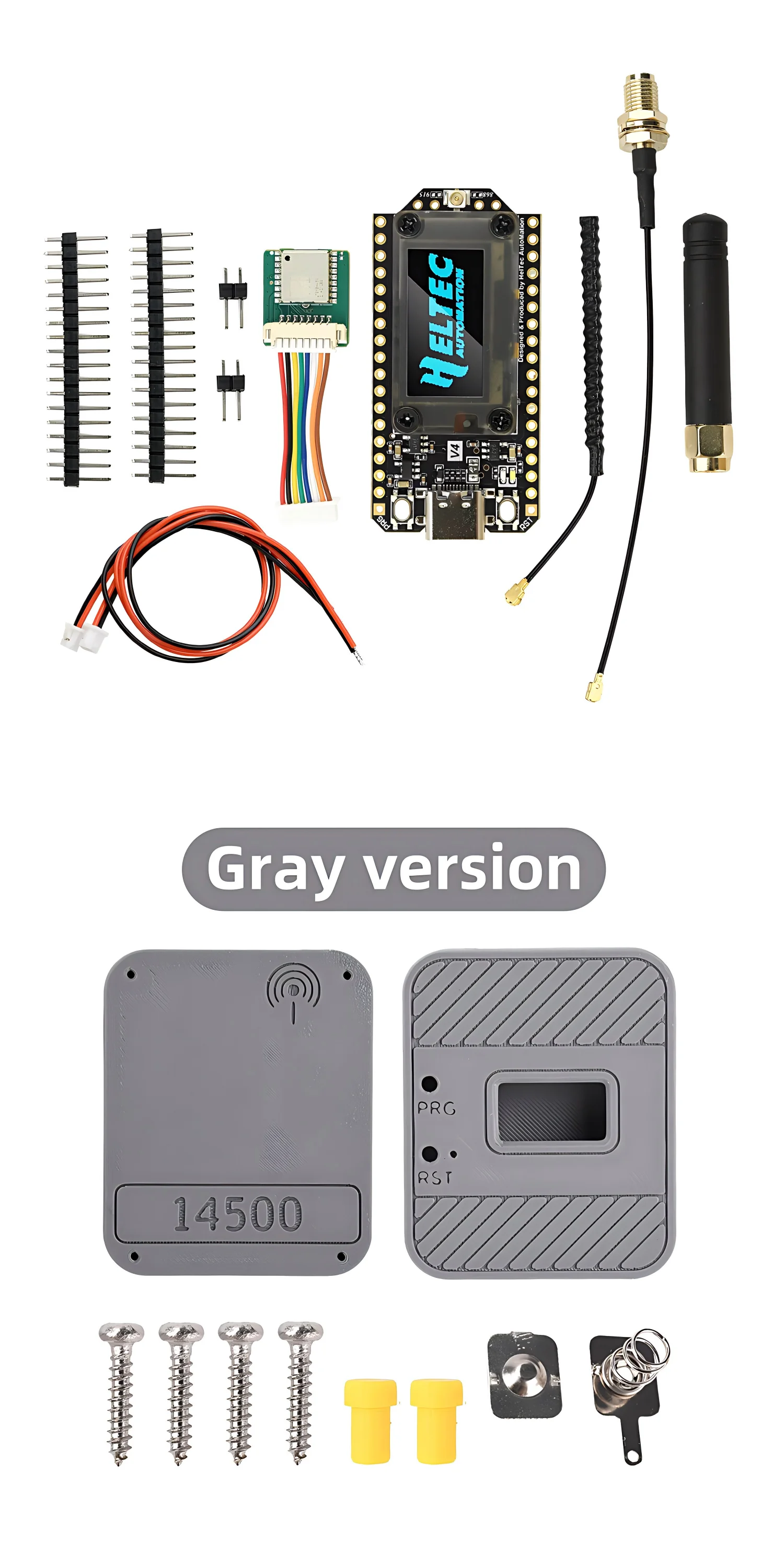 0.96 Inches V4 OLED Solar LoRa 32 Dev-Board with Big Antenna GPS ESP32 SX1262 WiFi BLE Low Power With Case For Iot Kit