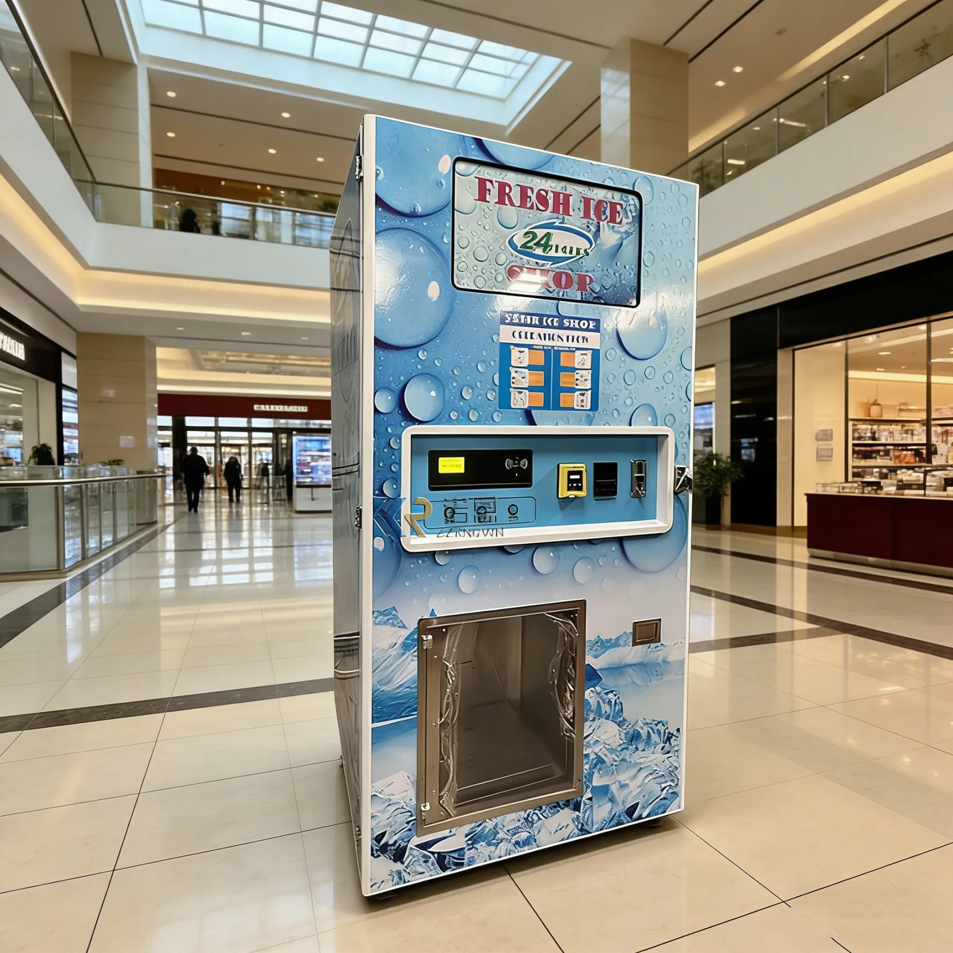 

Customized High Quality Ice Cube Vending Machine Automatic Commercial Ice Maker OEM Scenic Area Weather Resistant Hot Sale Model