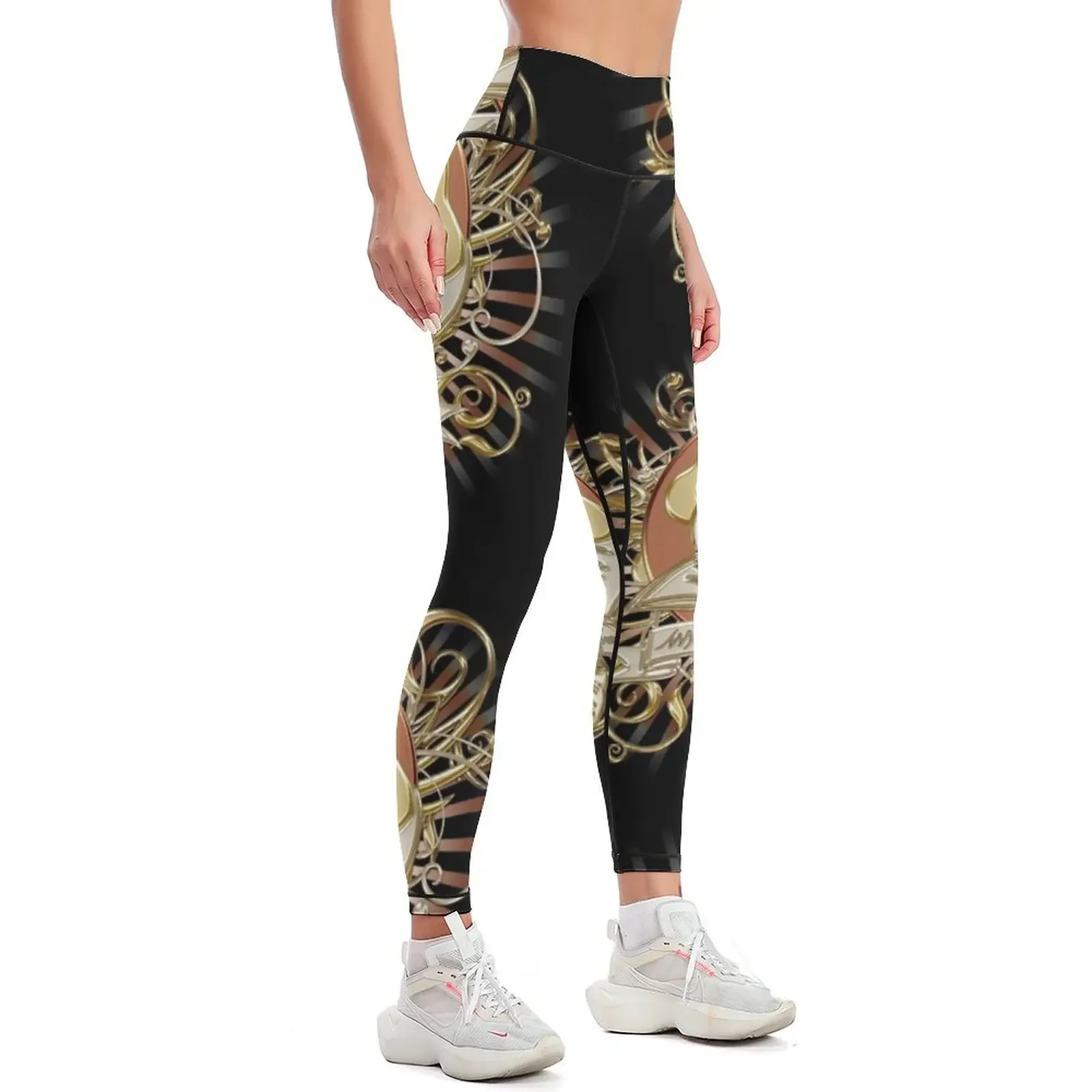 William Shakespeare Crest Leggings Fitness clothing sports shirts gym Women's sports pants Womens Leggings