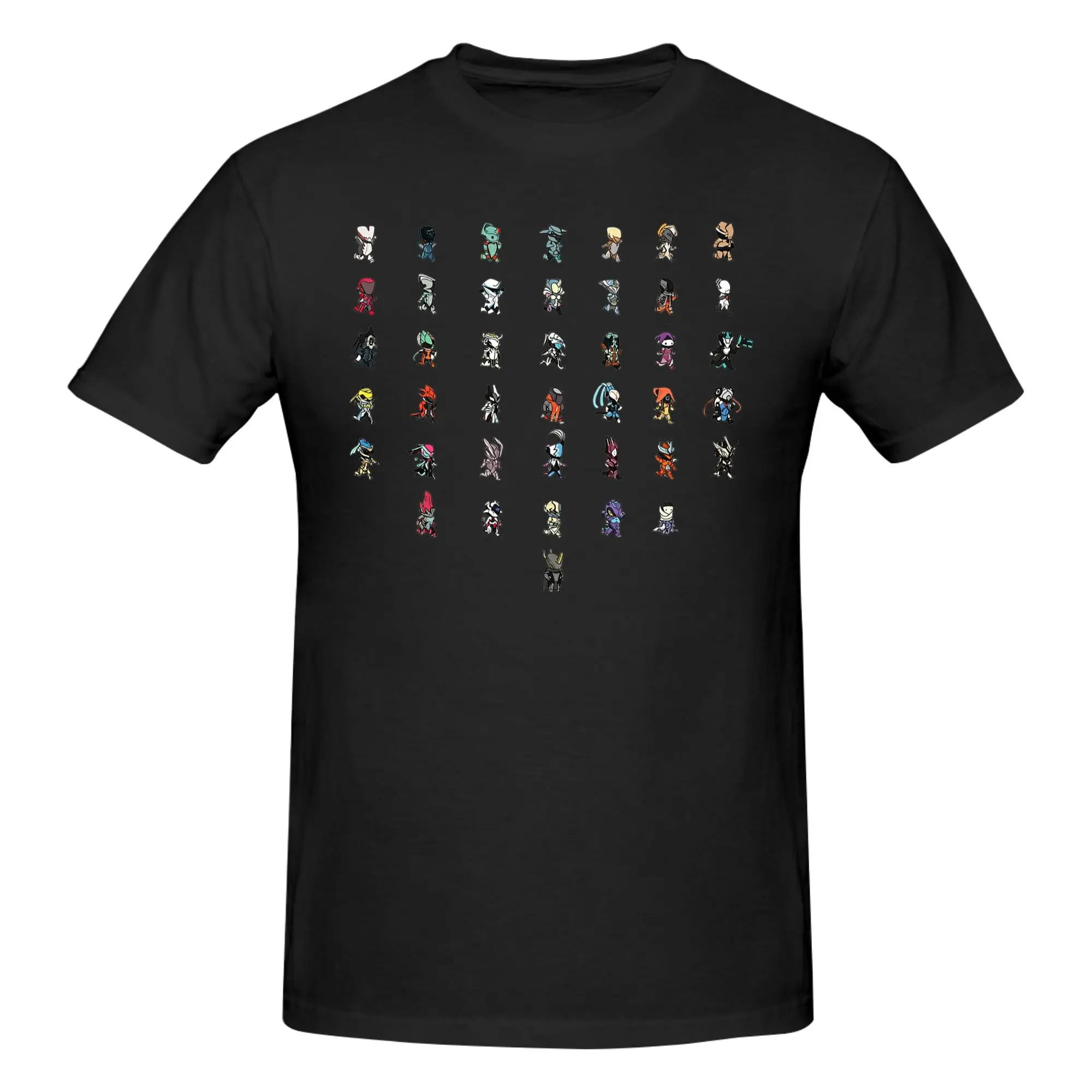 1 Piece Cute Mech Suit Novelty 100% Cotton T-Shirt War-Frame Sci-Fi TPS Game Tees Tops For Men