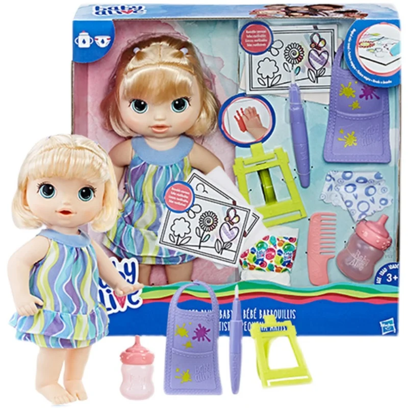 

Hasbro BAby Alibe Красочная картина на палец для маленьких девочек, игровой домик, игрушки, подарок, интерактивные куклы