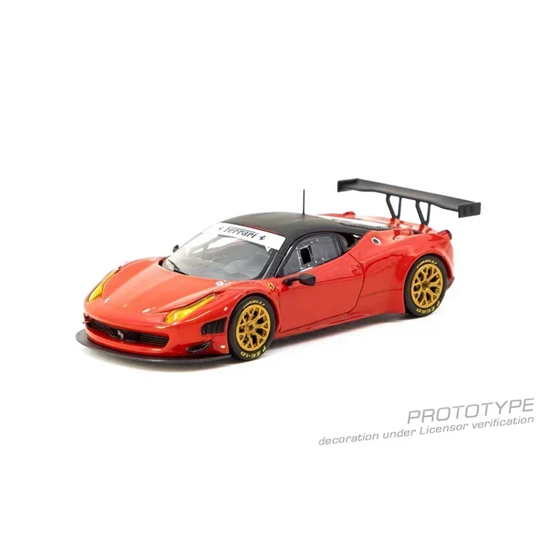 

TW В наличии 1:64 Ferrari 458 Italia GT Collection Toys3 Красная литая модель автомобиля Tarmac Works