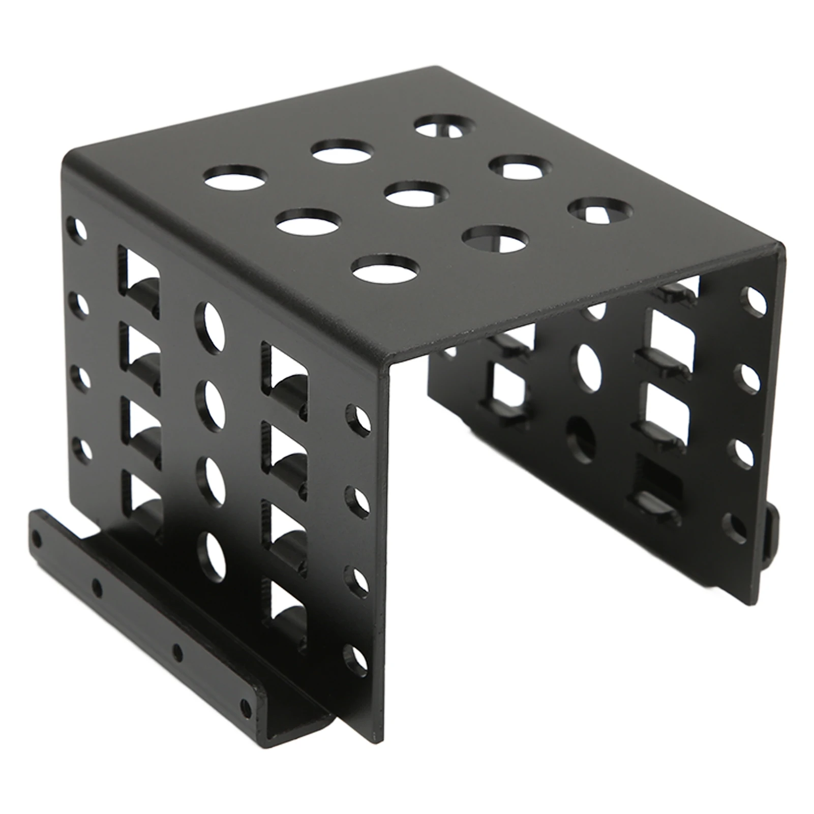 2.5in HDD Mounting Rack Aluminium Alloy Hollow Design High Hardness 2.5in Hard Drive Cage for 2.5in IDE HDD SSD