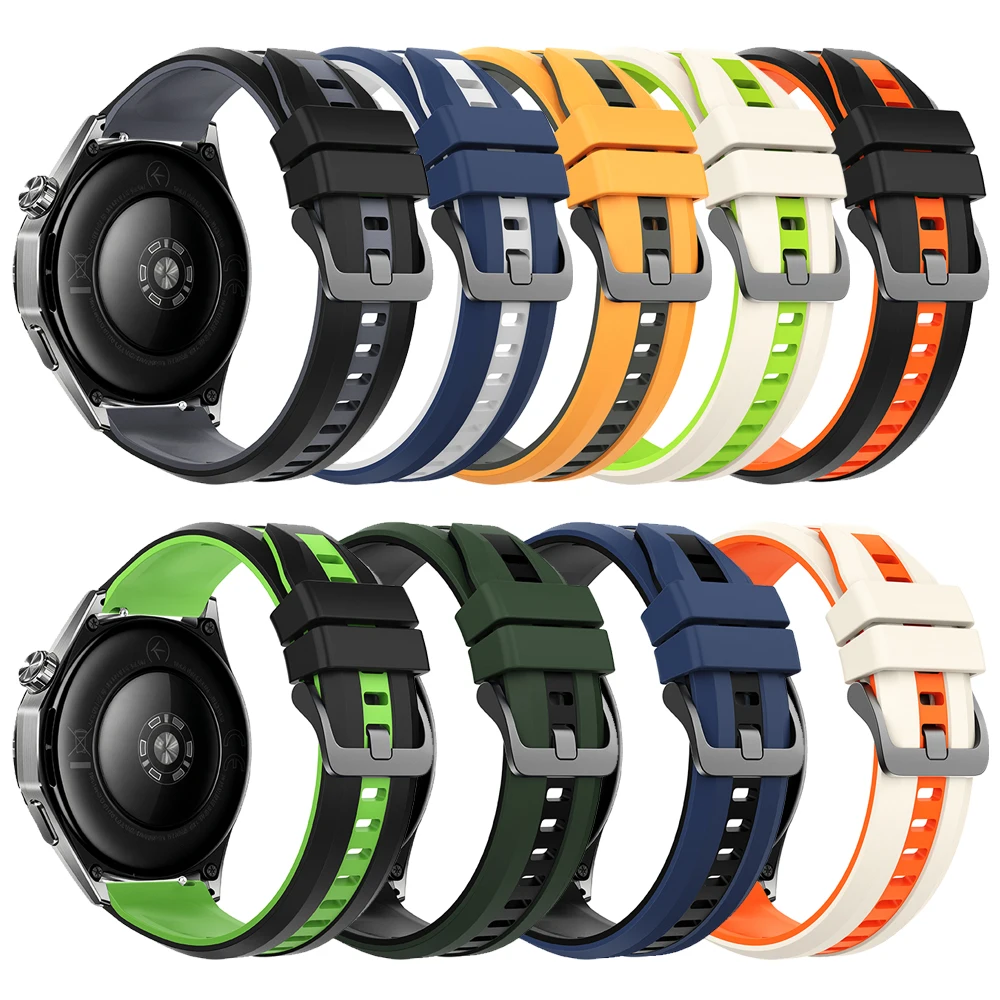 22 مللي متر الرياضة حزام ساعة سيليكون الفرقة ل TicWatch GTW/Pro 3 Ultra/E2/S2/GTH 2/GTX/Pro X/2021 Smartwatch استبدال أساور