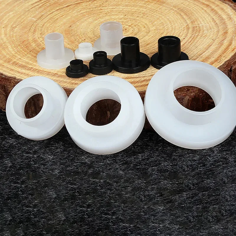 Nylon Stepped Spacer T Type Washer Concave Convex Thread Bushing For Fastener Isolation M3 M4 M5 M6 M8 M10 M12