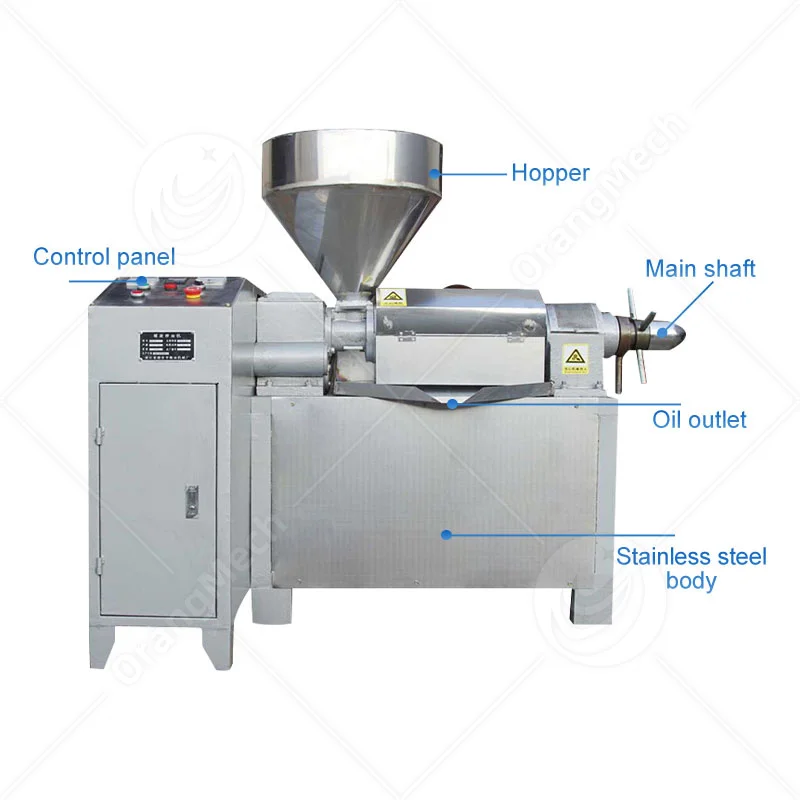 ORME Small Baobab Seeds Coconut Oil Press Expeller Producing Soybean Oil Machine Price