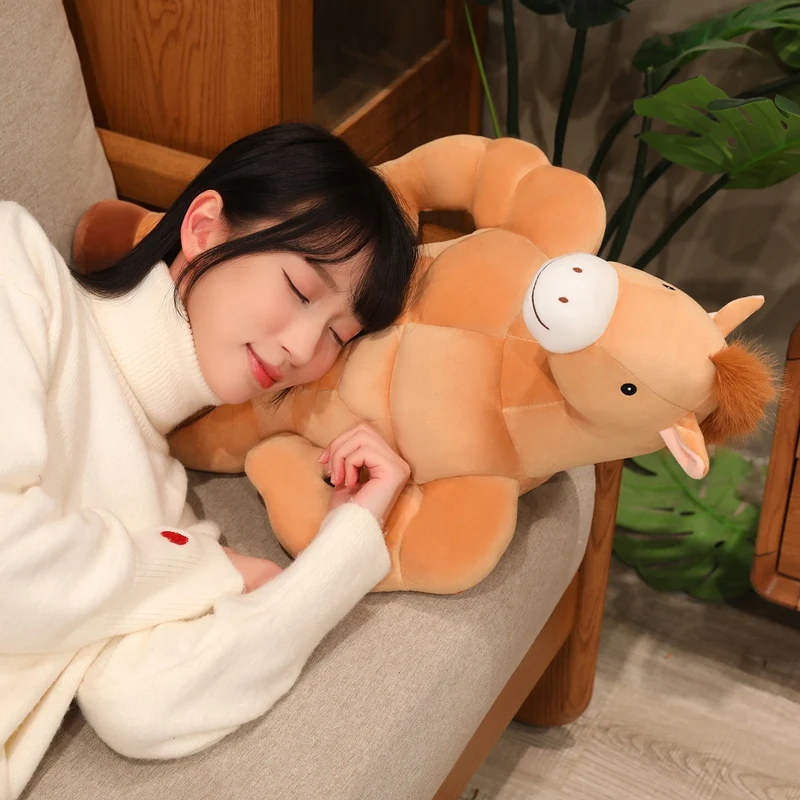 Śmieszny miękki pluszowy kucyk, poduszka w kształcie konia, mocny pluszowy koń, lalka zwierzęca, dekoracje na wieczór panieński, prezent dla przyszłego męża