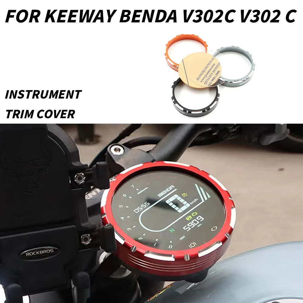 Motorcycle For Keeway Benda V302C V302 C Instrument trim Speedometer Side Mount Relocation Bracket Cover Instrument Case Housing