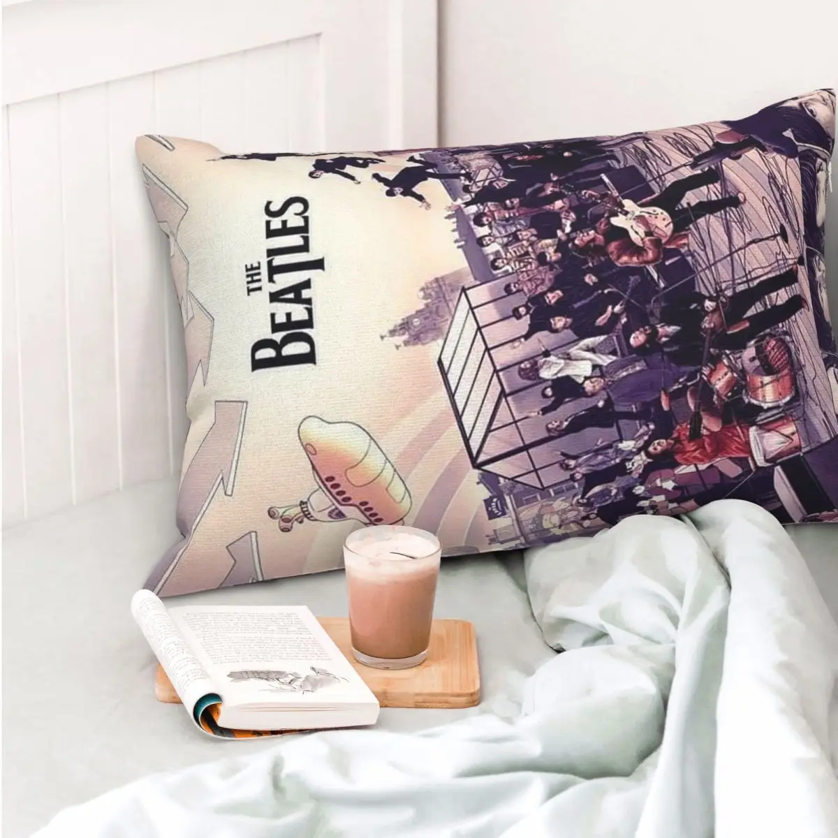 

Beatle Submarine Rectangle Pillowcase Cushion Cover Decorative Bedroom Bed Home Comfort Throw Pillow