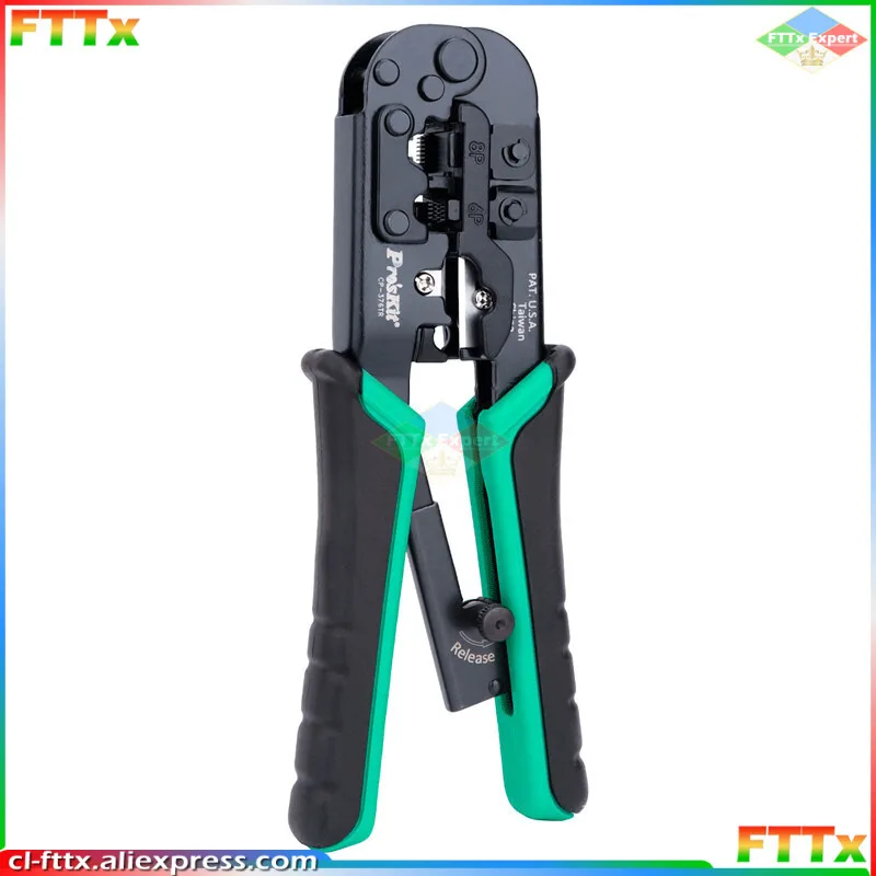 Pro'sKit CP-376TR 4P/6P/8P Telecom Crimping Tool (190mm)Accurate Practical Comfortable Convenient