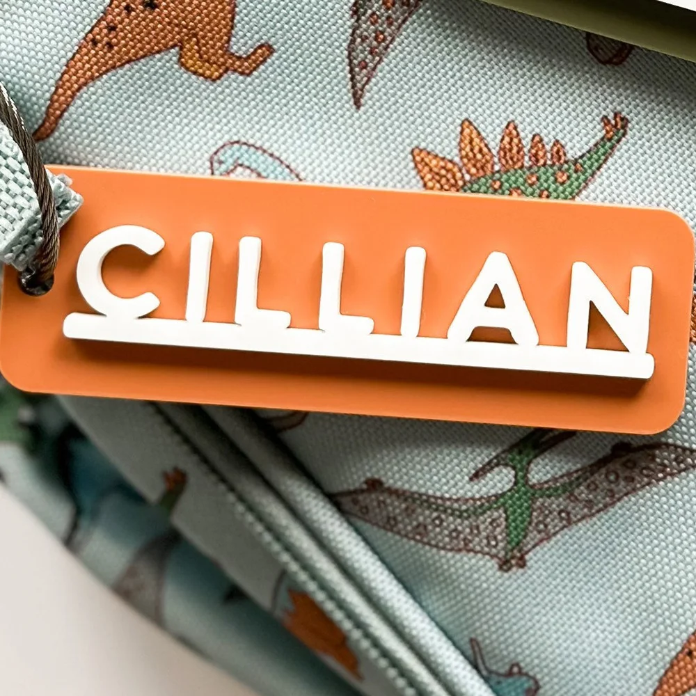 Custom Keychain - 1PC Personalized PMMA with Premium Color Matching Name Laser Engraved DIY Gift for Daily Use & Stylish Present