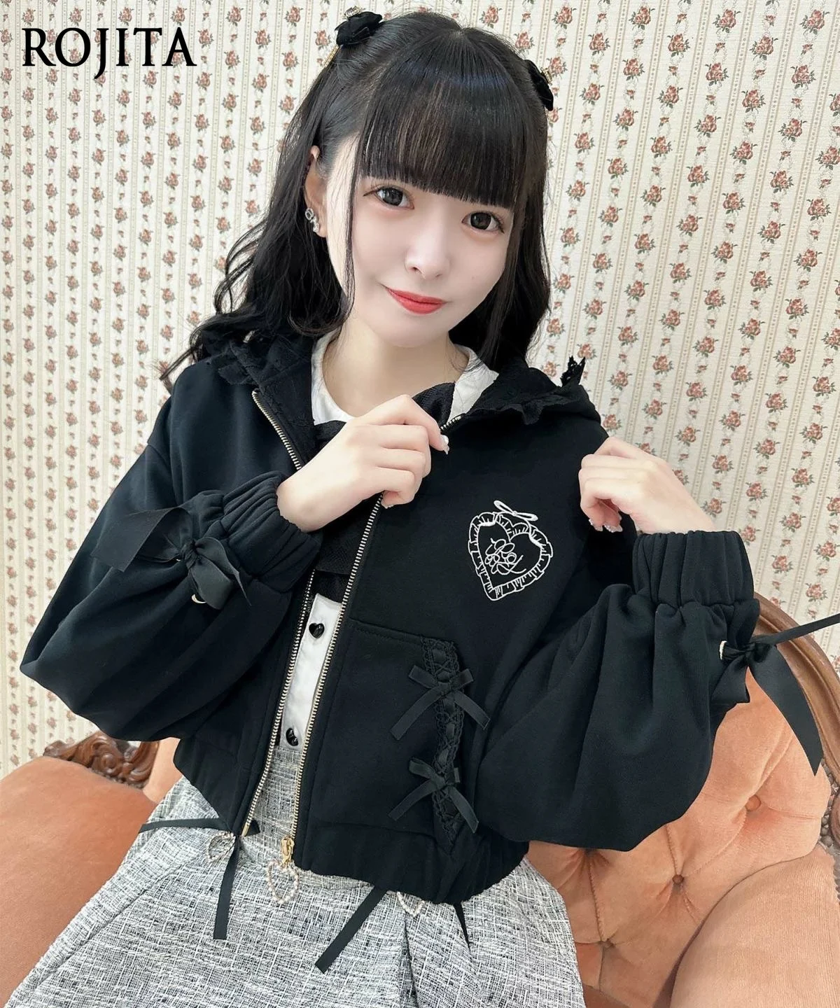 

Милая одежда в стиле Лолиты, толстовка с капюшоном и рюшами и бантом, женская куртка весна-осень 202, короткая розовая куртка в стиле Лолиты