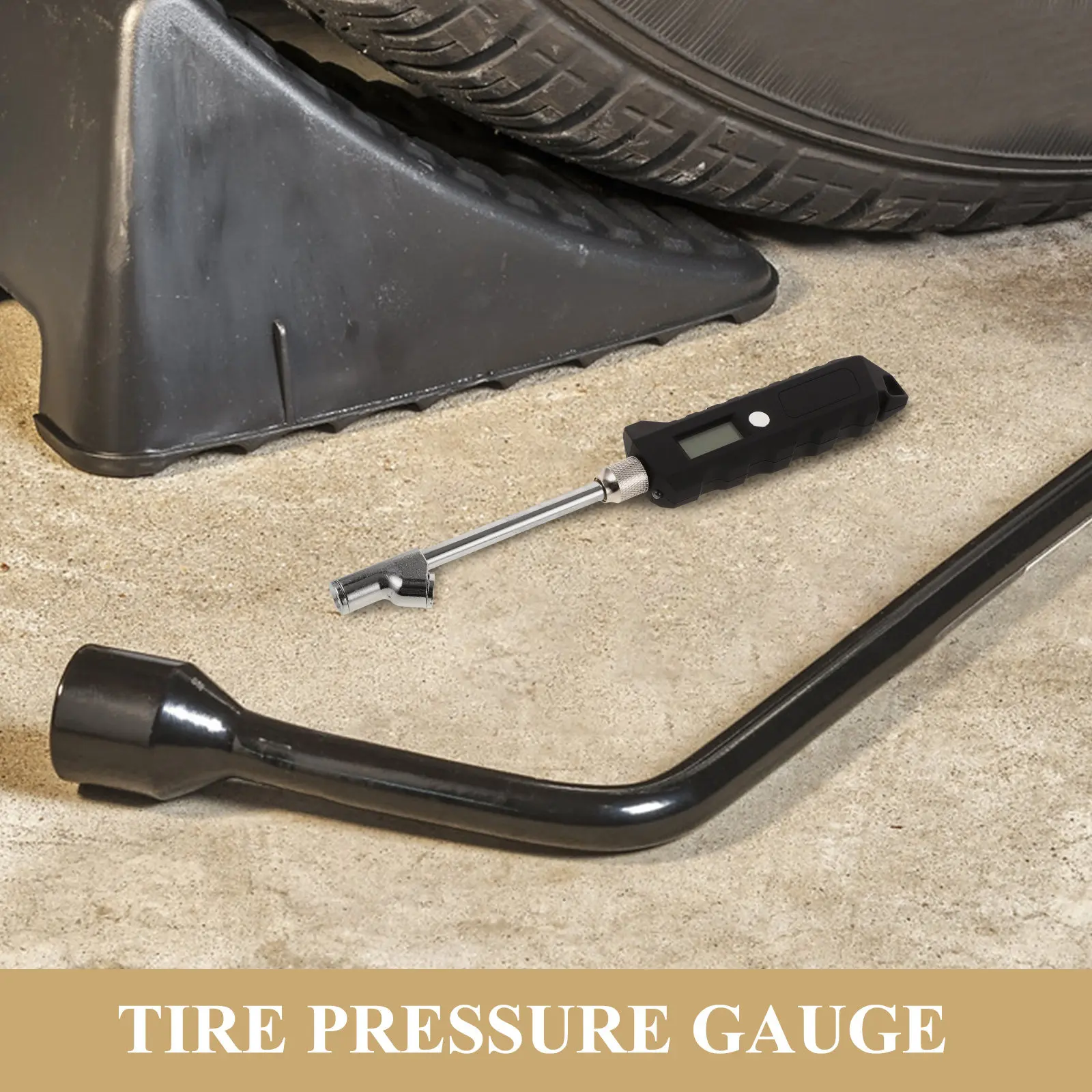 

Digital Tire Pressure Gauge 0-250 Psi Heavy Duty for Trucks Rv Cars Motorhomes Accurate Portable ABS Metal Construction