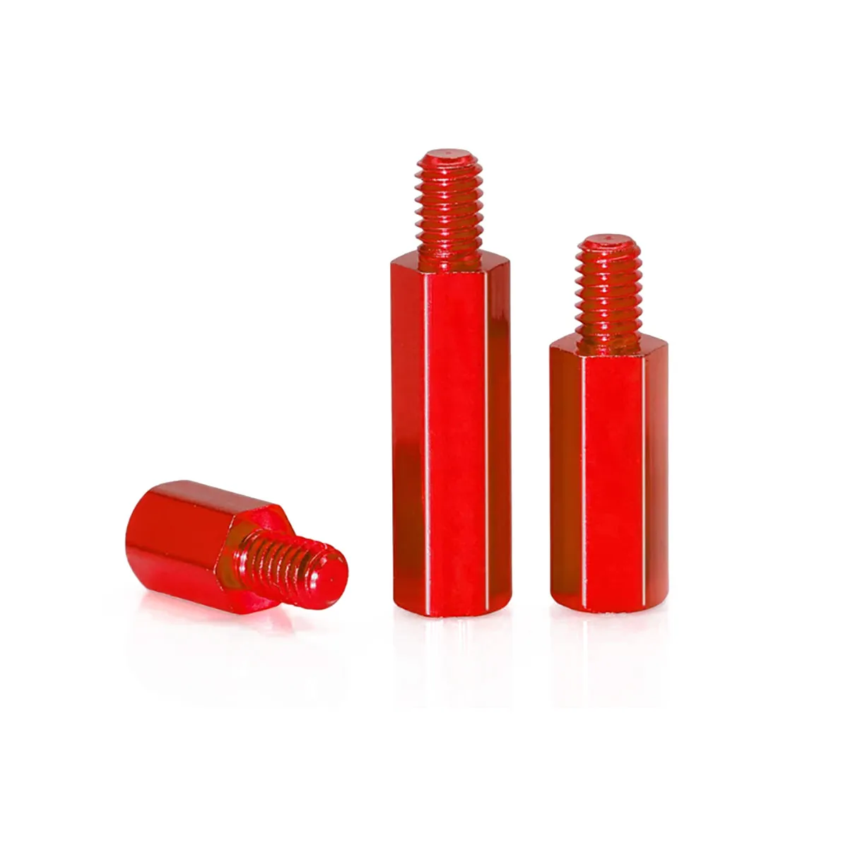 Colorful Aluminum Alloy Hex Single Head Standoff Male Female Thread Pillars Isolation Spacers for RC Model