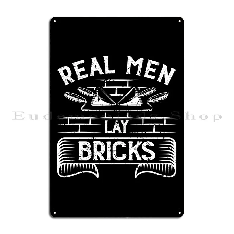 Cement Mason Bricklayer Metal Plaque Create Rusty Bar Wall Mural Party Tin Sign Poster