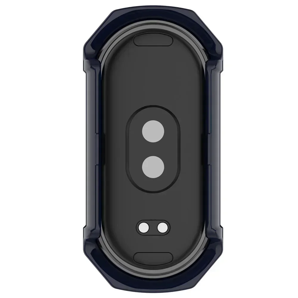 Закаленное стекло + чехол для xiaomi mi Band 8, ПК, бампер, защитная пленка для смарт-часов miband8 HD, пленка + чехол для смарт-браслета 8, аксессуары